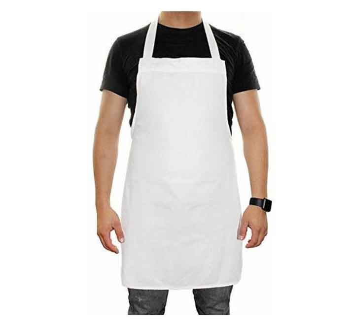 DELANTAL EN PVC BLANCO CALIBRE 16 DE 82 X 115 CM REF: NI5100015 */