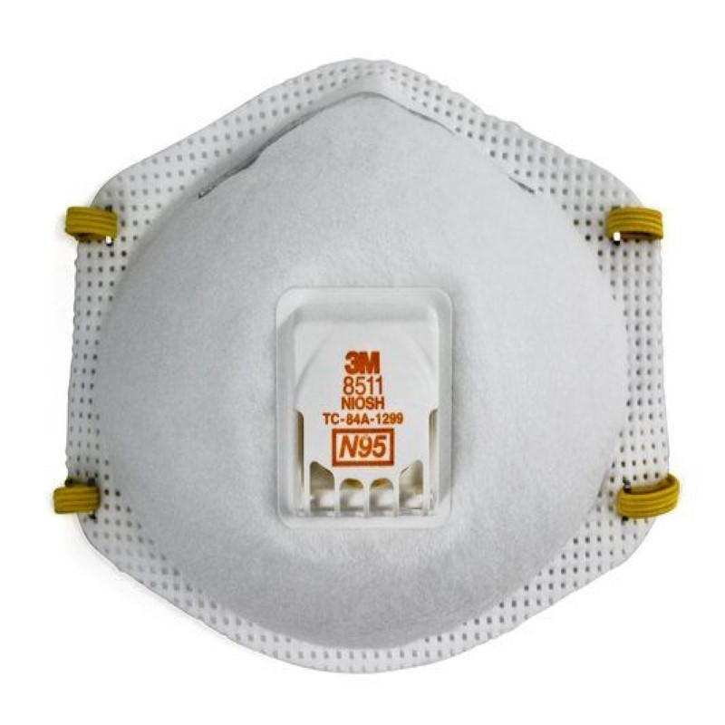 RESPIRADOR MATERIAL PARTICULADO CON VALVULA REF 8511 